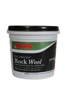 Rutland 587 Bright Rock Wool for Gas Log   Gas Fireplace Embers Ventless