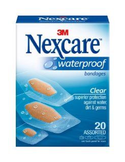 Nexcare Waterproof Bandages 588 20PB, Assorted 20 ct Health & Personal Care