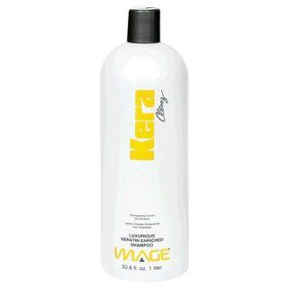 Image Kera Clenz, Luxurious Keratin Enriched Shampoo, 33.8 fl oz (1 lt) (Pack of 2)  Hair Shampoos  Beauty