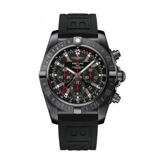 BREITLING CHRONOMAT GMT BLACKSTEEL LIMITED EDITION NOVEDAD BASELWORLD 2013 MB041310 BC78 155S at  Men's Watch store.