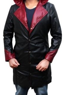 CosplayhiT Men's Devil May Cry Dante Leather Coat at  Mens Clothing store Outerwear