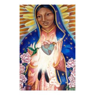 Virgin Mary   Our Lady (Señora) of Guadalupe Stationery Paper