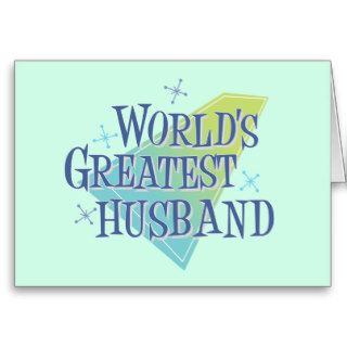 World's Greatest Husband Cards