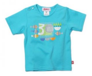 Zutano Unisex baby Infant Hello Screen Shorts Sleeve T Shirt Clothing