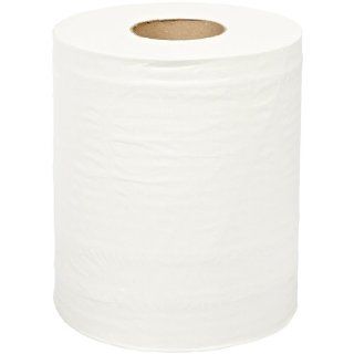 SCA Tork 121201 2 Ply Recycled Fiber Advanced Centerfeed Hand Towel Roll, 590' Length x 9" Width, White (6 Rolls of 600 Sheets) Paper Towels