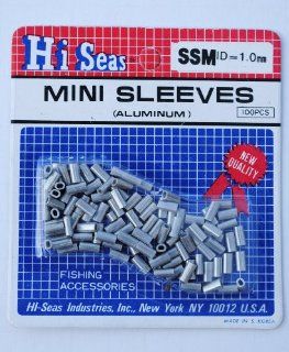 Mini Sleeves Aluminum Size 1.2mm ID 100 Pcs  Fishing Leader Rigging  Sports & Outdoors