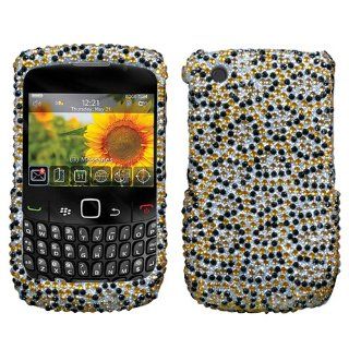 Hard Plastic Snap on Cover Fits RIM Blackberry 8520 8530 9300 9330 Curve, Curve 3G Leopard Skin Full Diamond/Rhinestone AT&T, Sprint, Verizon Cell Phones & Accessories