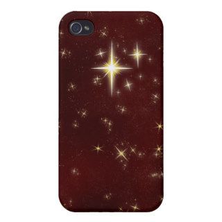 Red Wishing Star #6 iPhone 4 Case