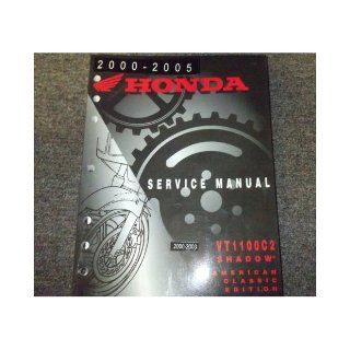 2000 2001 2002 2004 2005 Honda VT1100C2 Shadow Service Repair Shop Manual honda Books