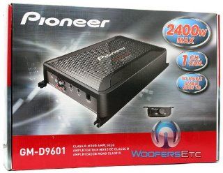 Pioneer Gm d9601 Amp 1 Ch Bass 2400w Subwoofers Speakers Car Stereo Amplifier  Vehicle Mono Subwoofer Amplifiers 