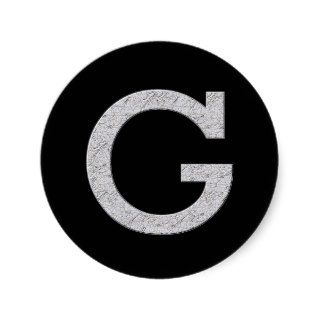 Monogram Letter G Sticker