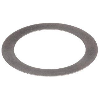 1095 Spring Steel Round Shim, Matte Finish, Spring Temper, MIL S 7947, 0.005" Thickness, 0.595" ID, 0.749" OD (Pack of 50)