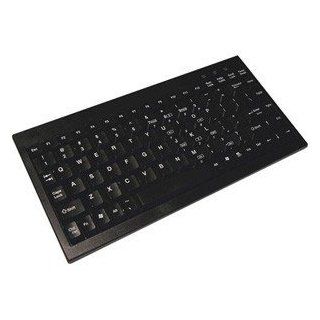 Adesso ACK 595 Mini Keyboard. 88KEY PS2 MINI KEYBOARD BLACK W/ EMBEDDED NUMERIC KEYPAD KEYB. PS/2   QWERTY   89 Keys Computers & Accessories