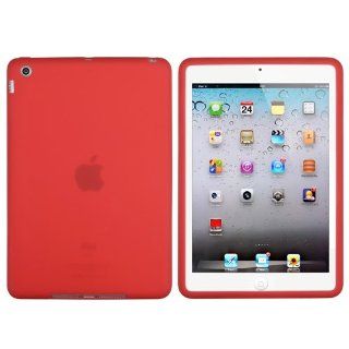 CommonByte Red Silicone Rubber Case Cover Skin For Apple Apple iPad Mini / iPad Mini 2 (iPad Mini with Retina display) Tablet Computers & Accessories