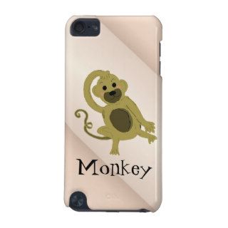 Cute Cartoon Monkey Scratching His Head iPod Touch 5G Cases