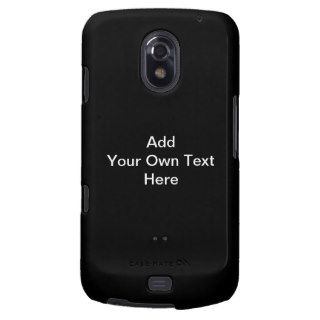 Black and White Design, Custom Text. Samsung Galaxy Nexus Covers