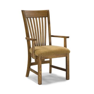 Lodge Park Solid Oak Arm Chairs (Set of 2) Dining Chairs