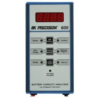 B&K Precision 600 Battery Capacity Analyzer, 20V Max Input Voltage, 6V Testable Voltage Battery Testers
