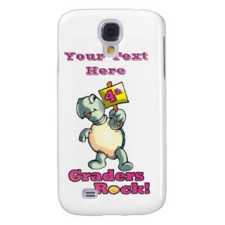 Turtle “4th Graders Rock” Design Galaxy S4 Covers