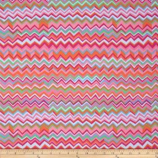 April 13 Collection Zig Zag Pink Fabric