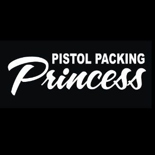 Guns   Pistol Packing Princess Graphic Decal for Cars Trucks Home and More  Other Products  
