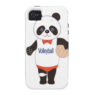 Panda Volleyball Player Vibe iPhone 4 Cover