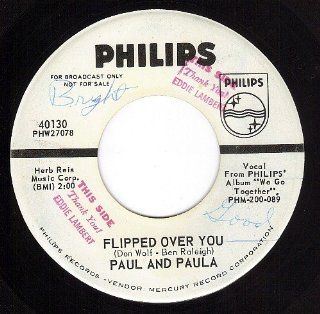 Flipped Over You/Something Old Something New (VG DJ 45 rpm) Music