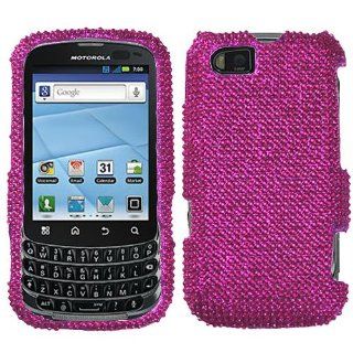 Asmyna MOTXT603HPCDMS023NP Luxurious Dazzling Diamante Bling Case for Motorola Admiral   1 Pack   Retail Packaging   Hot Pink Cell Phones & Accessories