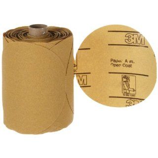3M Stikit Gold Paper Disc Roll 216U, Paper, PSA Attachment, Aluminum Oxide, 5" Diameter, P100 Grit, Gold (Roll of 125)
