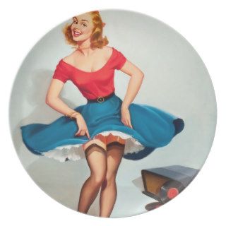 AMERICAN PIN UP I DON'T GO FAR IN ANY DIRECTION PLATES