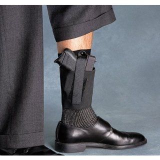 Galco Cop Ankle Band for S&W J frame, Ruger SP101, LCR, Charter Arms Undercover Taurus 85, 605 (Black, Right hand)  Airsoft Leg Holsters  Sports & Outdoors
