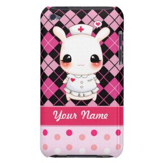 Cute kawaii bunny nurse   Personalized iPod Case Mate Cases