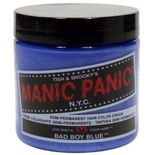 Manic Panic   Bad Boy Blue Hair Dye, 4 Oz  Chemical Hair Dyes  Beauty