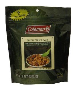 Coleman Dehydrated Backpack Camping Food 2 Serving Meals Cheesy Tomato Pasta 607  Camping Freeze Dried Food  Sports & Outdoors