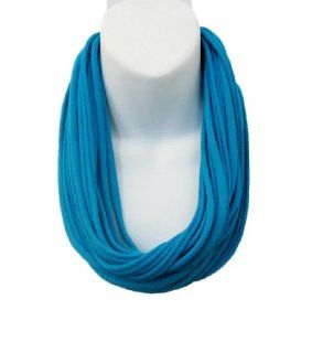 Womens Fashion Infinity Scarf Necklace Multi Strand Jersey Circle Scarf Turquoise 624  Other Products  
