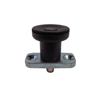 GN 608.5 Series Stainless Steel Non Lock Out Type Plate Mount Indexing Plunger, 37mm Item Length, 6mm Item Diameter Metalworking Workholding