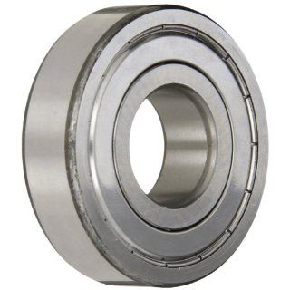SKF 608 ZJEM Medium Series Deep Groove Ball Bearing, Deep Groove Design, ABEC 1 Precision, Single Shield, Non Contact, Steel Cage, C3 Clearance, 8mm Bore, 22mm OD, 7mm Width, 1370lbf Static Load Capacity
