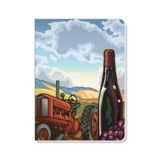 ECOeverywhere Vineyard Work Journal, 160 Pages, 7.625 x 5.625 Inches, Multicolored (jr11799)  Hardcover Executive Notebooks 