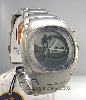 Fossil Big Tic Surfer Dial Silver Tone Men's Watch Watches