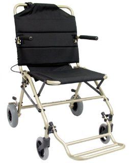 Karman Healthcare KMTV10B18C Ultra Lightweight Travel Chair with Flip Up Arms, Champagne, 18 Inches Seat Width Health & Personal Care