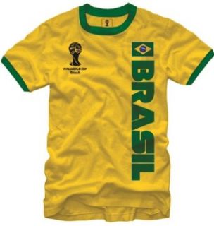 FIFA World Cup Soccer   Brasil   Ringer T Shirt Clothing