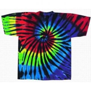 Tie Dye Mania Stained Glass Swirl Tie Dye Short Sleeve T Shirt Clothing