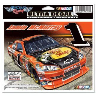 Martin Truex Official NASCAR 4.5"x6" Car Window Cling Decal  Sports Fan Decals  Sports & Outdoors
