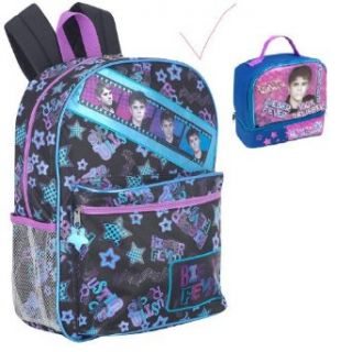 Justin Bieber Backpack / Bookbag & Lunch Box / Bag Set Bieber Fever Clothing