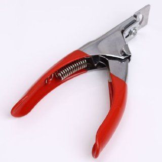 Red Clipper Pincers Cutter Manicure Fit Acrylic False Nails Tips DIY  Nail Art Equipment  Beauty