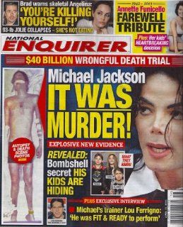 Michael Jackson Autopsy & Death Scene Photos, Annette Funicello Tribute, Rare LeAnn Rimes Photos   April 22, 2013 National Enquirer Magazine  Other Products  