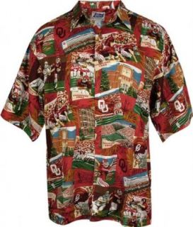 Oklahoma Sooners Hawaiian Shirt  Clothing