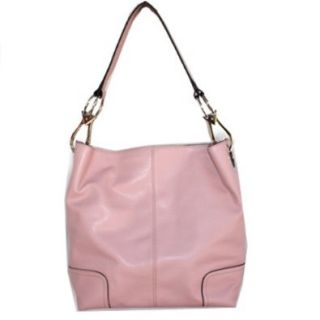 Classic Tall Large TOSCA Hobo Shoulder Handbag Silver Buckles Italy (Baby Pink) Shoes