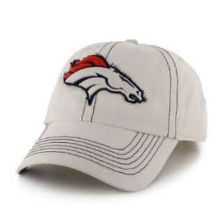 NFL Denver Broncos Men's Ketch Cap, One Size, White  Sports Fan Baseball Caps  Clothing