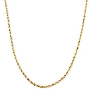 10K Yellow Gold Solid Rope Twist Chain Lobster Clasp Necklace 3MM 20 Inches Jewelry